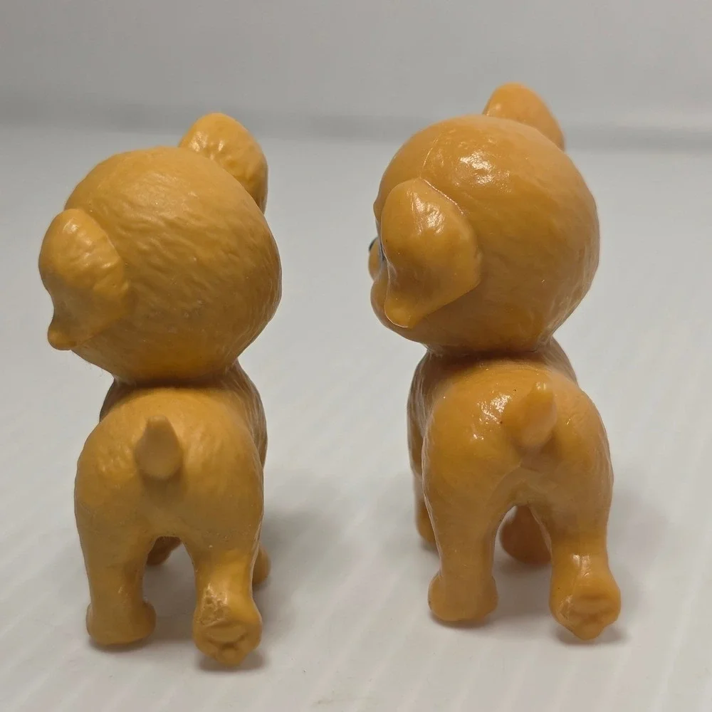 Mattel Barbie Puppy Dog Figures Set of‎ 4 Tan Golden Fair Vintage Accessory